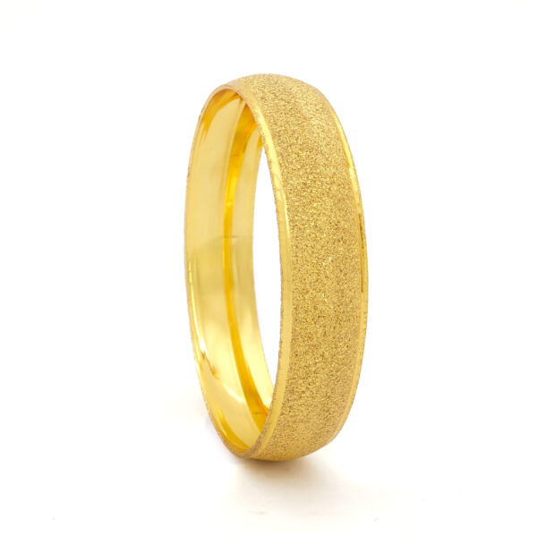 22 Ayar İmitasyon Altın Kaplama Bilezik 1.5 CM Simli BLZ-3012