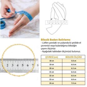 İmitasyon Başak Burma Bilezik 4 Adet BSET-101